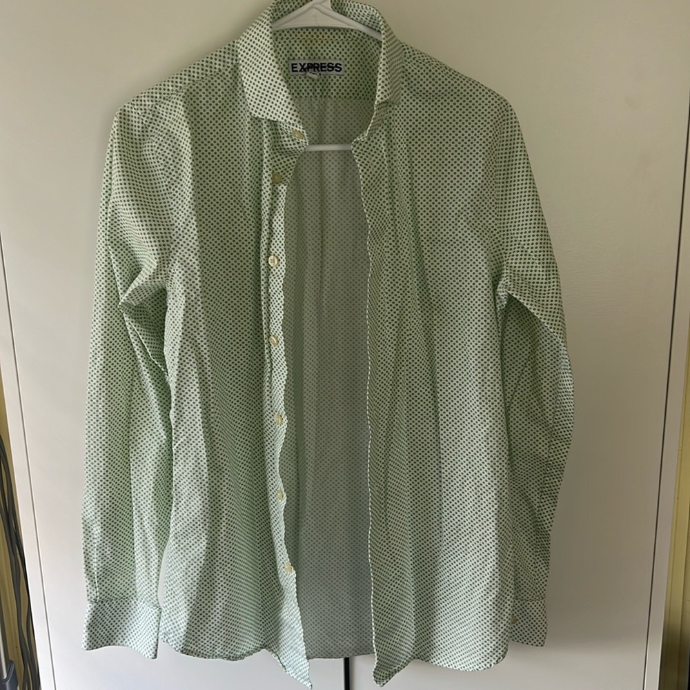 Mens Express dress shirt long sleeve